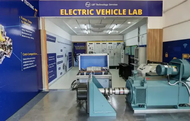 Electric Vehicle Lab Set Up for Schools