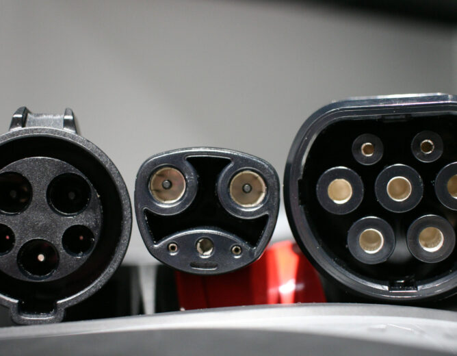 EV charging connector types
