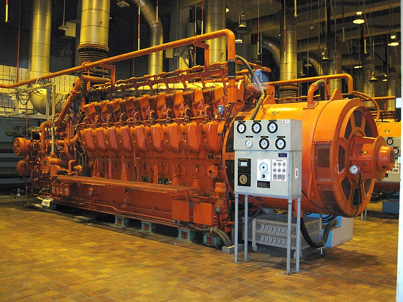 Diesel generator for backup power