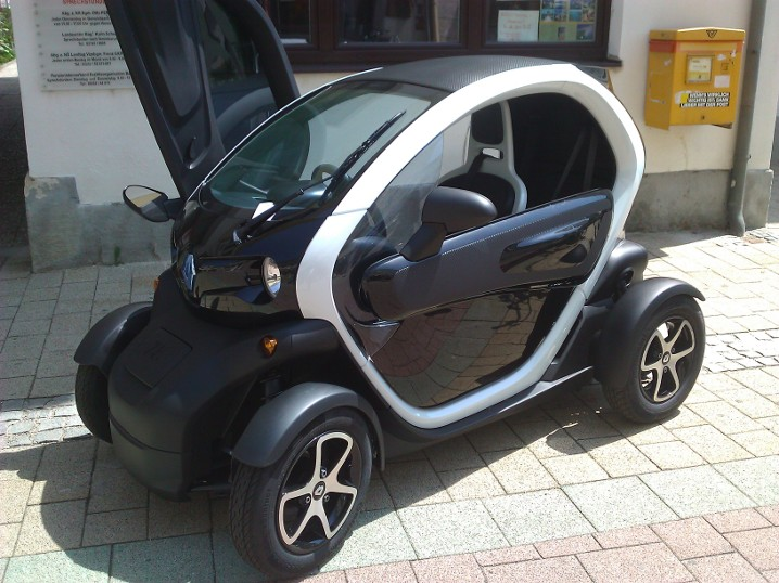 The Renault Twizy was launched in Europe in 2012 and it is classified as a heavy quadricycle.