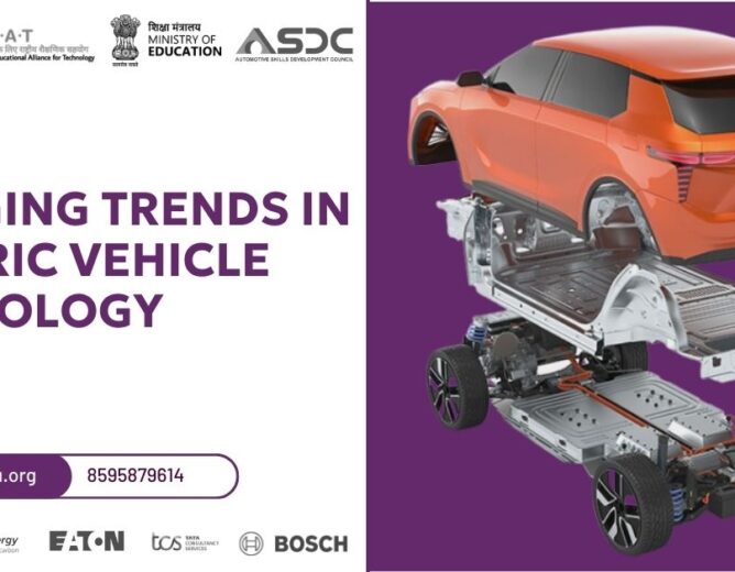 Image depicting the electric vehicle skeleton signifying the Electric Vehicle Structure