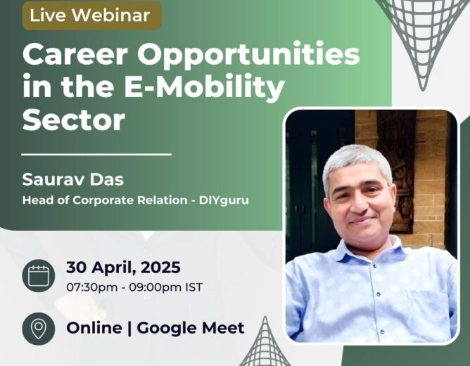 Career Opportunities in the E-Mobility Sector - Diyguru Webinar