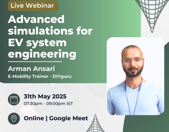 Join Free Webinar on "Advanced Simulations for EV System Engineering"