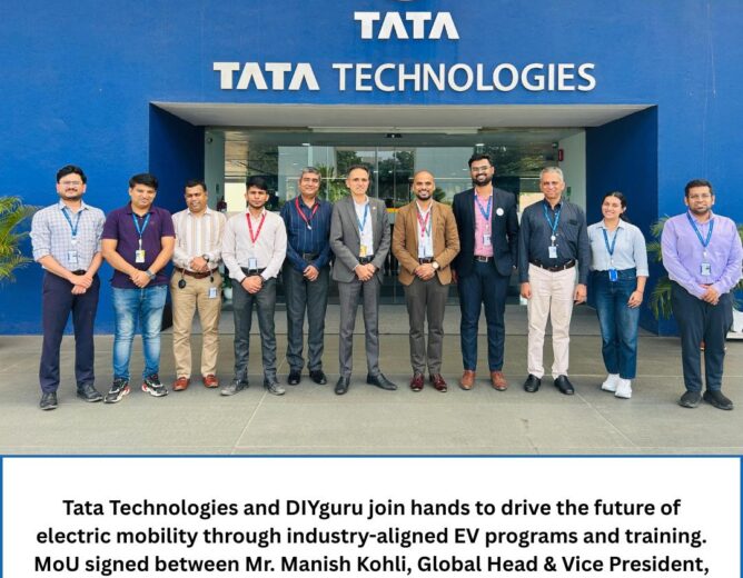 TATA Technologies aand DIYguru MOU Press Release