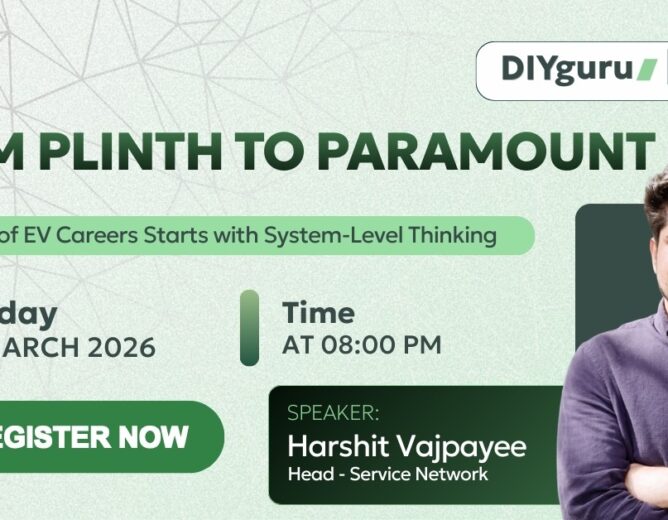 EV Career Webinar: Insights from “Plinth to Paramount”