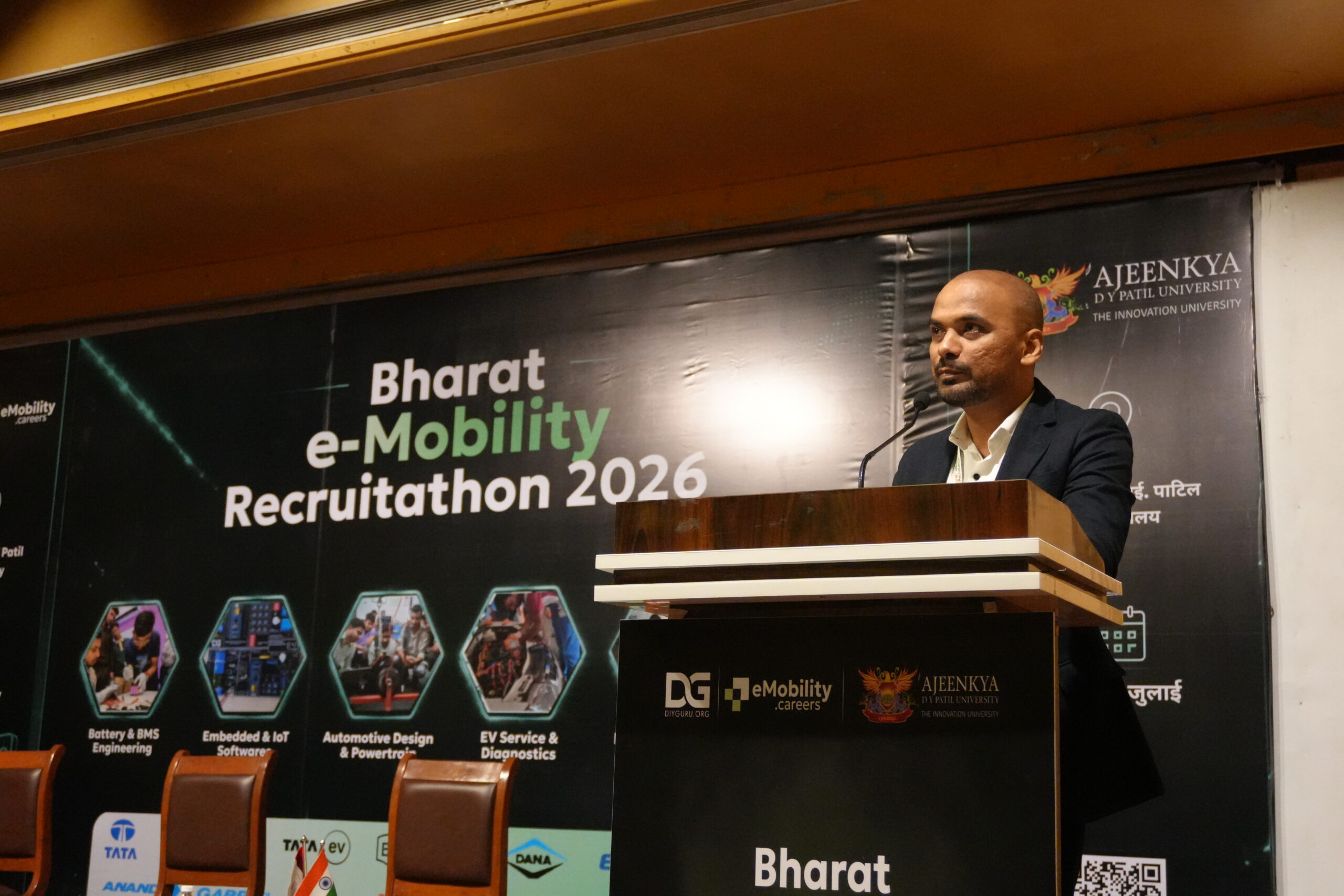 Avinash Singh on stage