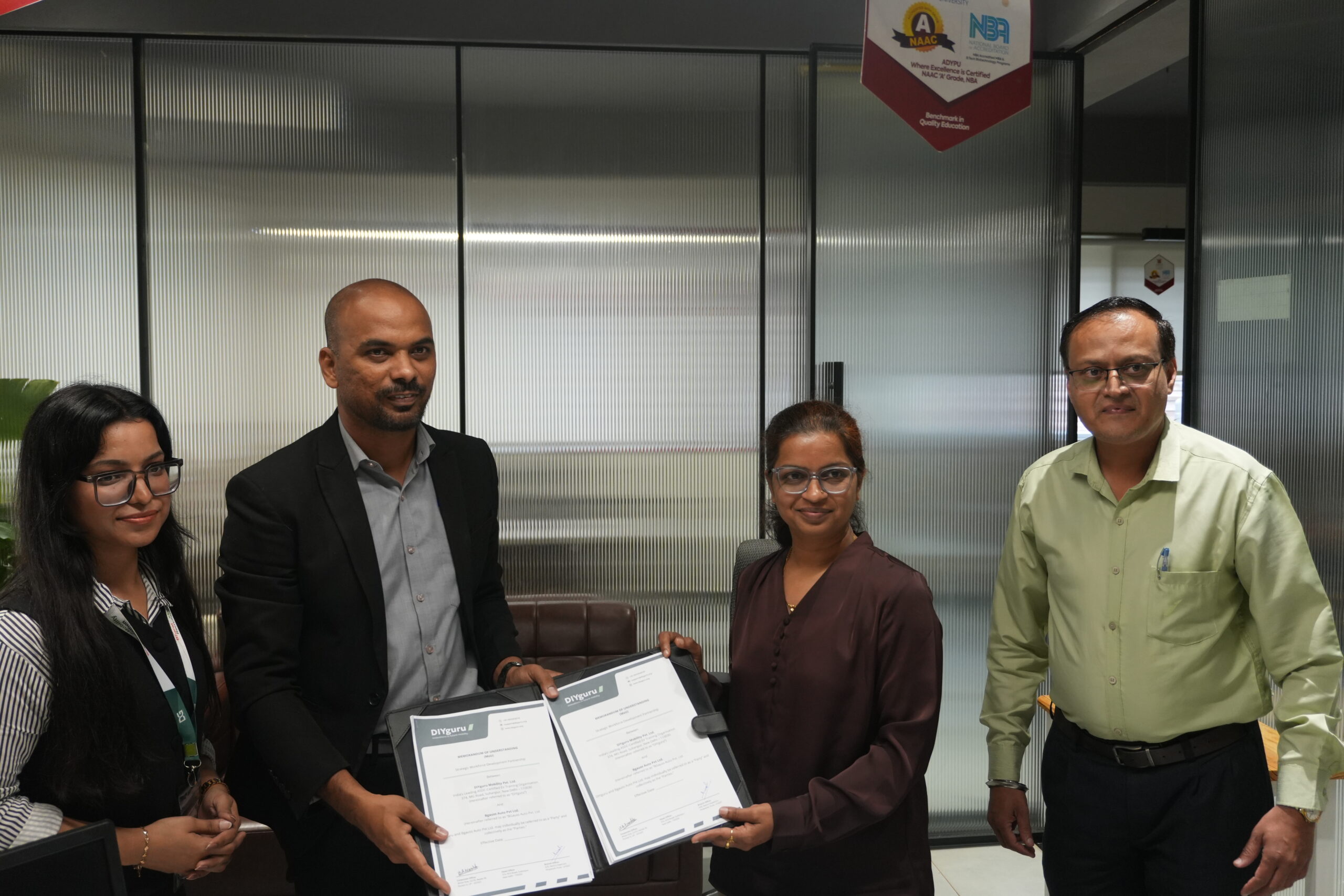 MoU signing ceremony with BGauss
