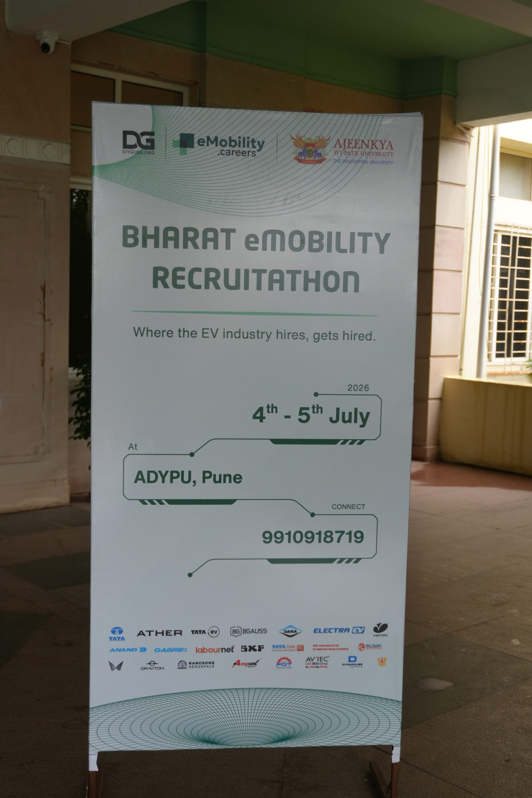 Team at the Recruitathon